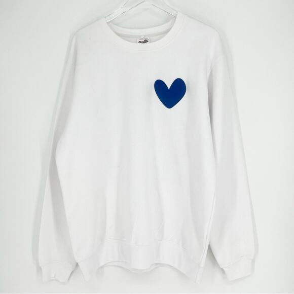 Pacific & Co. With Love From Colorado Crewneck Sweatshirt XL White - Picture 2 of 7